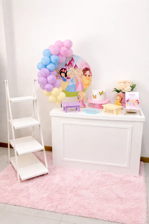 Decoração de festa no tema Princesas